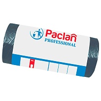 Мешки для мусора 60 л, черные, в рулоне 50 шт., ПНД, 6,2 мкм, 800х600 мм, PACLAN Professional, 604078 в Абакане