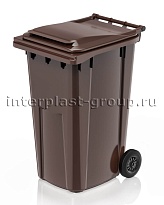 Контейнер для мусора 240 л коричневый облегченный 240 зеленый в Абакане