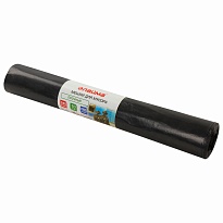 Мешки для мусора 240 л, черные, в рулоне 10 шт., ПВД 50 мкм, 1400х900 мм, LAIMA, 605337 в Абакане