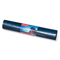 Мешки для мусора 240 л, черные, в рулоне 20 шт., ПВД 35 мкм, 1400х900 мм, PACLAN Big&Strong, 600823 в Абакане
