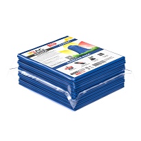 Мешки для мусора 160 л, синие, в пачке 10 шт., ПВД, 40 мкм, 900х1100 мм, i-Bag в Абакане